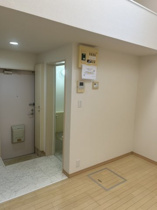 落ち着いた玄関です