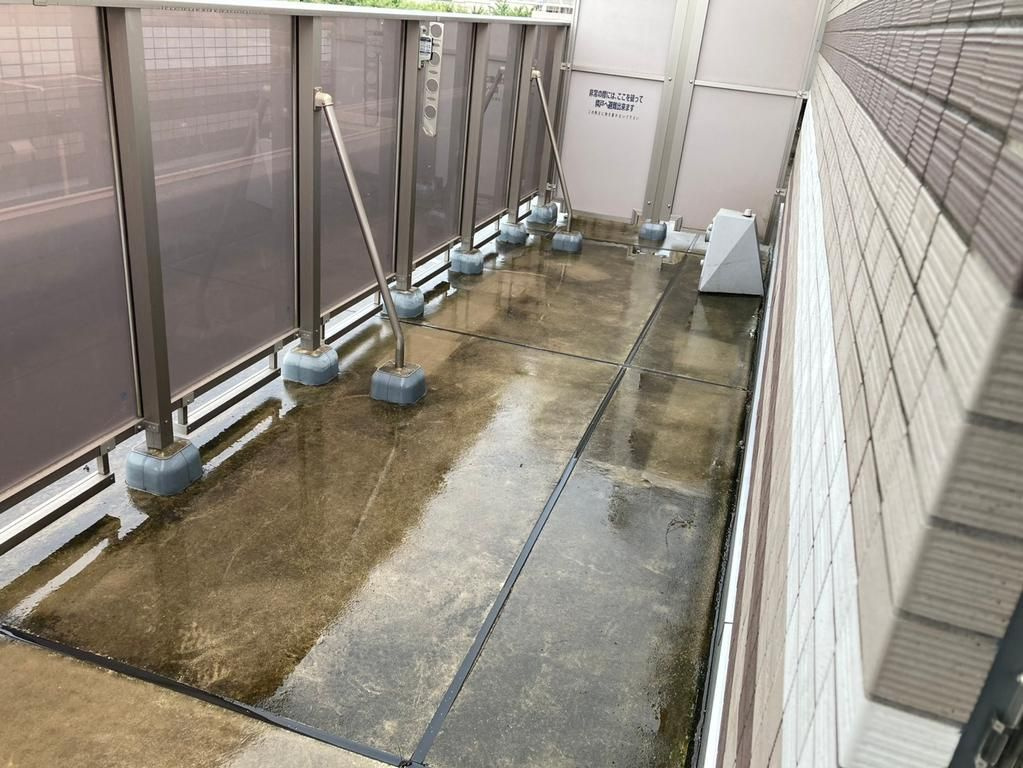 ラフィスタ北赤羽のバルコニー