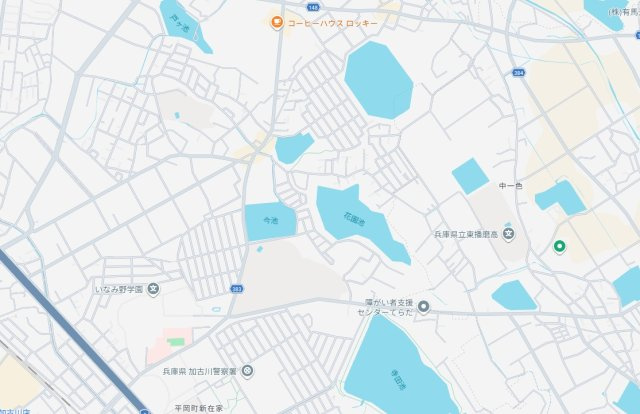 加古川市野口町北野　　中古戸建の地図