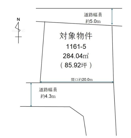 加古川市野口町北野　　中古戸建の区画図