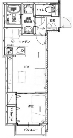 クレイス西所沢の間取り