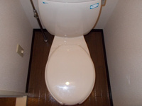 ゆったりとした空間のトイレです