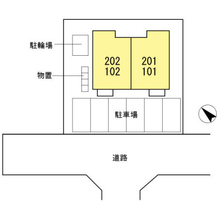 セジュール ポレールの区画図