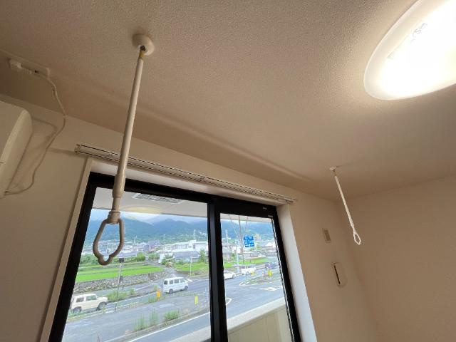 アルファーの設備|室内物干し