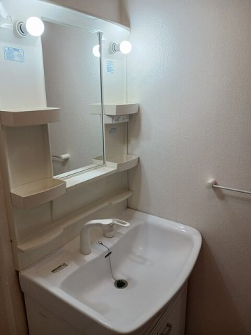 忙しい朝には欠かせない洗面所です