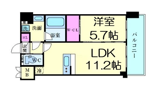 【間取り】 | グランカーサ新大阪SOUTH
