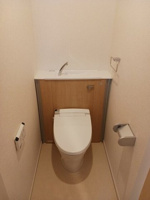 ゆったりとした空間のトイレです