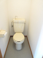 ゆったりとした空間のトイレです