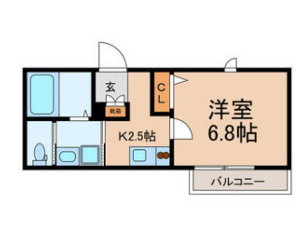 北区田端６丁目の賃貸マンションの間取り