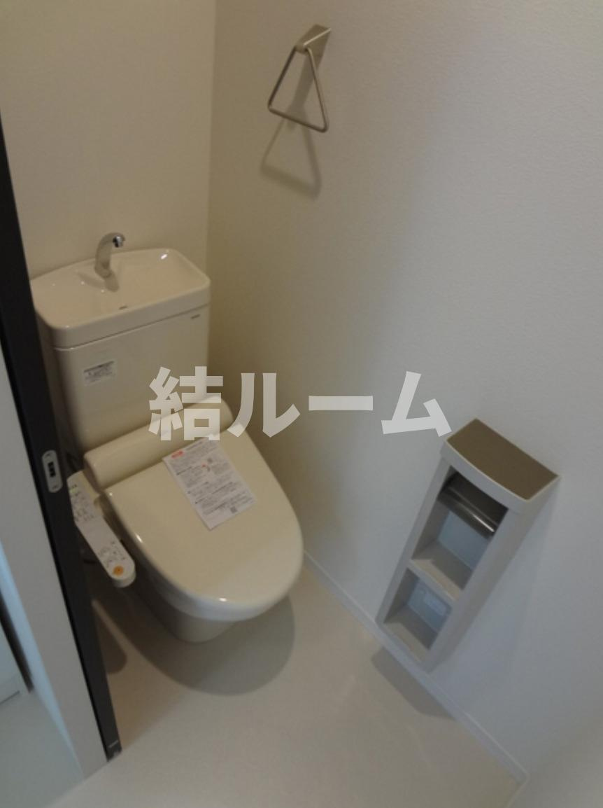 北区田端６丁目の賃貸マンションのトイレ