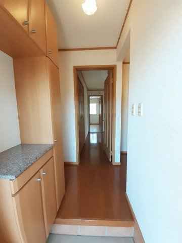 サングリーンハイツＡの玄関