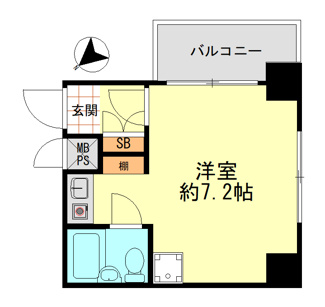 【間取り】 | ライオンズマンション三鷹さくら通り