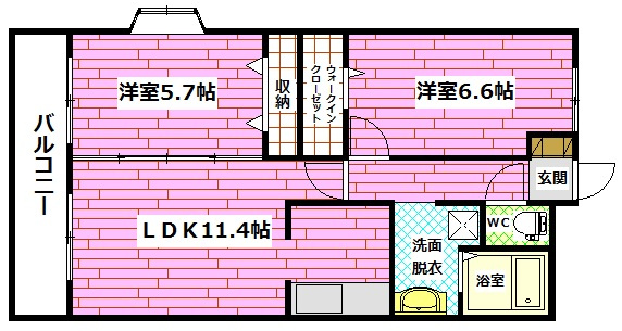 パストラル大町の間取り