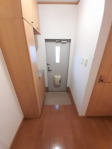 サングリーンハイツＡの玄関