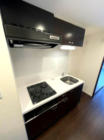 千葉市中央区栄町の賃貸マンションのキッチン
