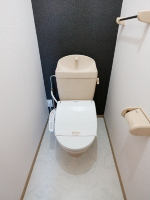 ラ・ミラージュのトイレ|落ち着いた色調のトイレです