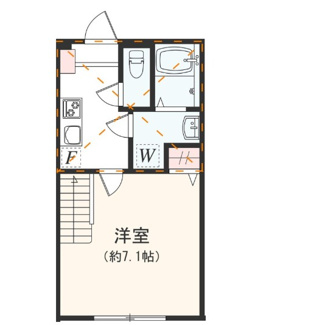 【間取り】 | アザ－レ・ディオン相模大野 | 間取りです。