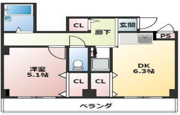 明生ビルの間取り