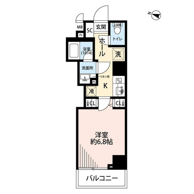 プレール・ドゥーク板橋本町Ⅲの間取り