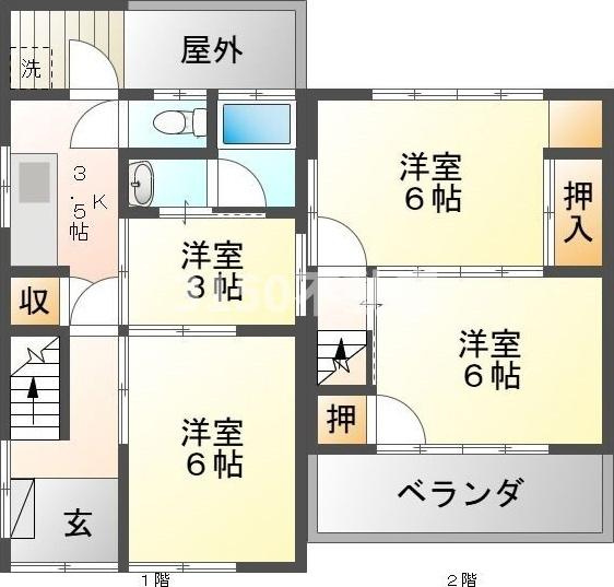 鏡島中戸建