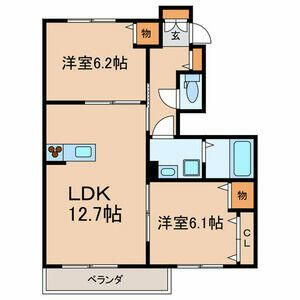 ルミエール磯の間取り