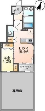 WISTARIA　筑紫Aの間取り