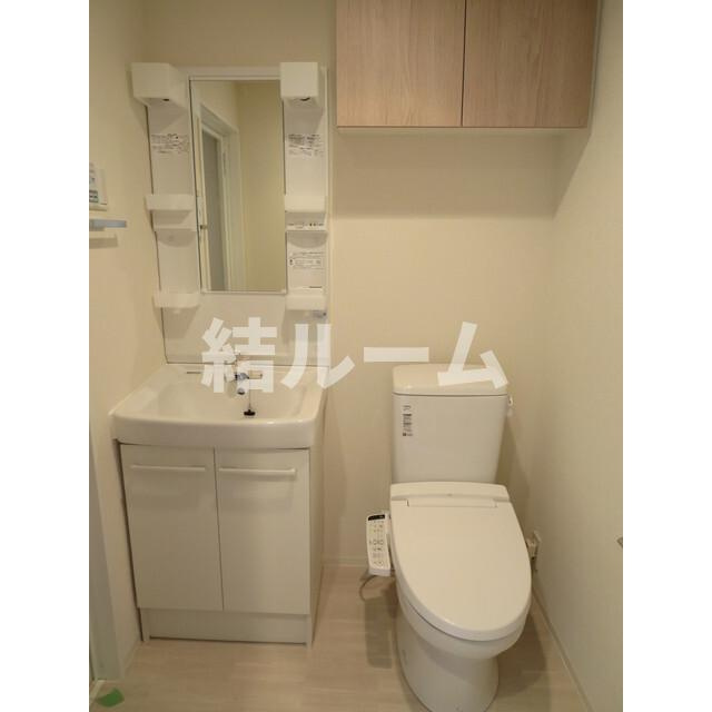 新宿区下落合１丁目の賃貸マンションのトイレ