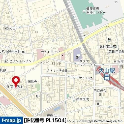 アマヴェル大山の地図
