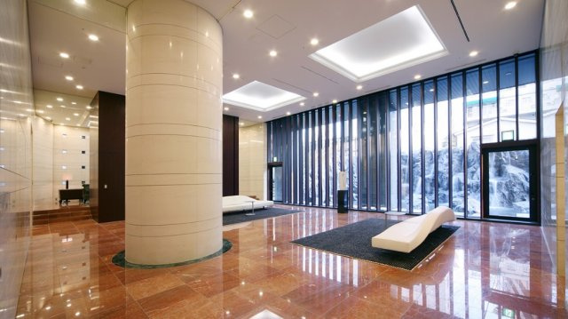 コンシェリア西新宿TOWER’S WESTのロビー|建物の内部です