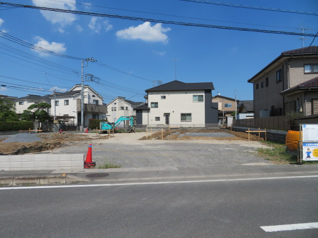さいたま市西区大字二ツ宮の倉庫の外観|建設中