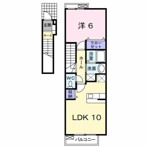 【間取り】 | サンシャイン田原　Ｂ
