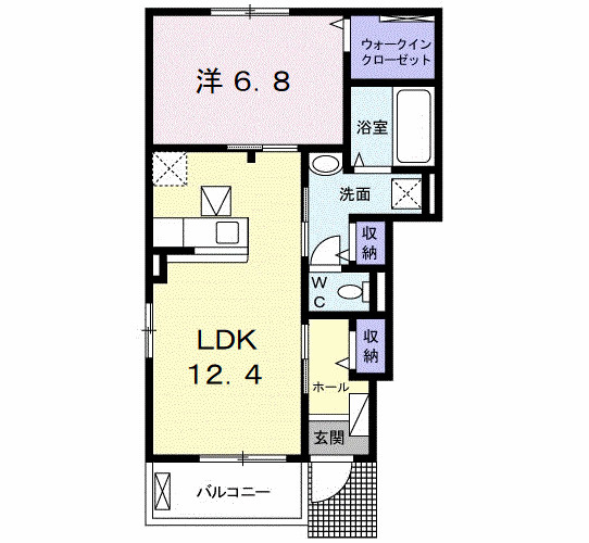 【間取り】 | ミモザ