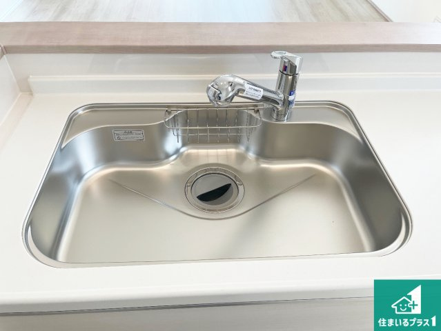 明石市魚住町西岡　第5期　新築一戸建ての設備|広々としたシンクで食器洗いも楽々！