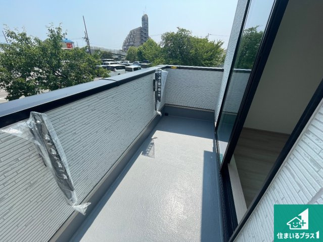 明石市魚住町西岡　第5期　新築一戸建てのバルコニー|日当たりのよいバルコニー！お部屋が開放的に！