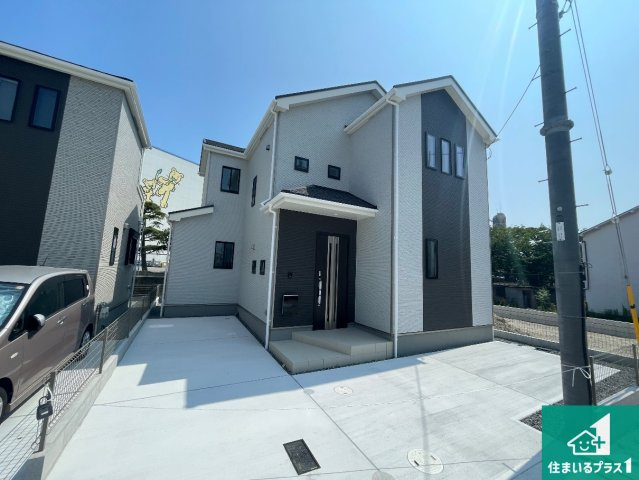 明石市魚住町西岡　第5期　新築一戸建ての外観|安心の10年保証！外観を美しく保ち、雨水で汚れを落とします！気になることがありましたら、お気軽にお問い合わせください！