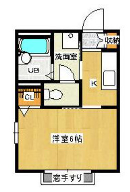小金井市梶野町４丁目のアパートの間取り