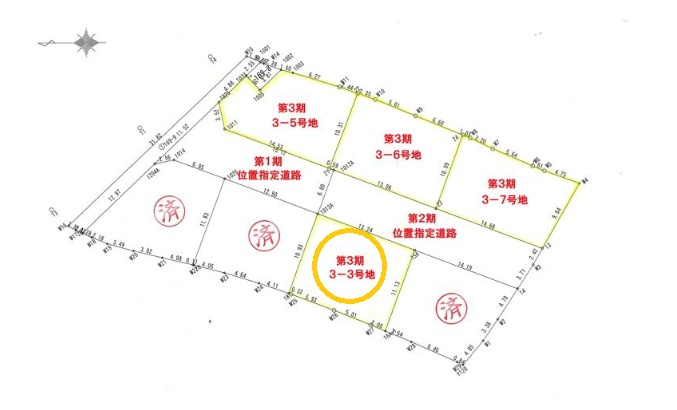 加古川市加古川町友沢 第3期　　　売土地の土地図