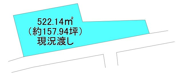 大生院字喜来　売土地の土地図