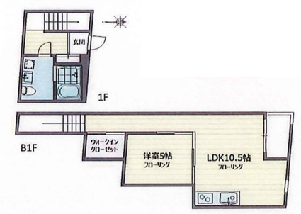 デュプレクス白山の間取り