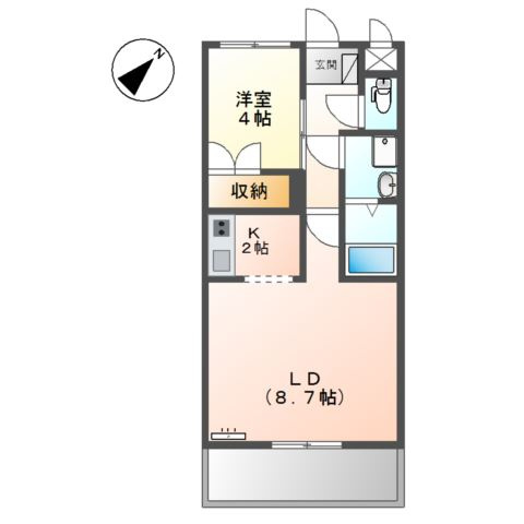 エクセルシア永源山の間取り