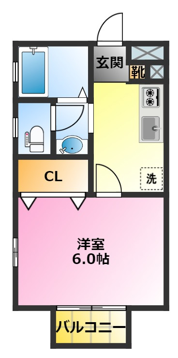 ワイルドダックの間取り|2005年完成オートロック完備♪