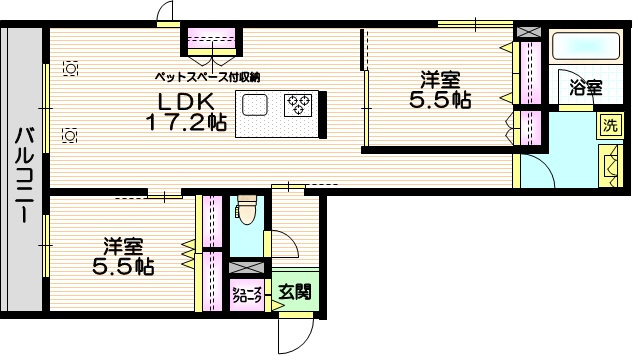 イル・ラシーヌⅤの間取り