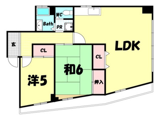 【間取り】 | 鯉川マンション