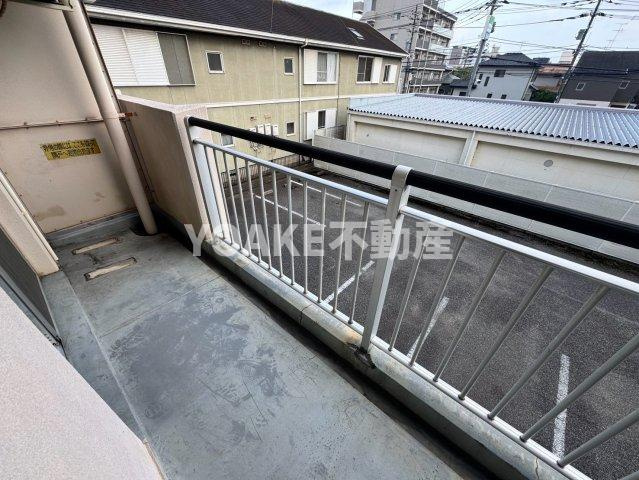 小林ハイツのバルコニー