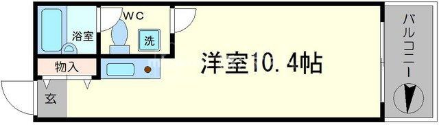 ライオンズシティ難波南の間取り