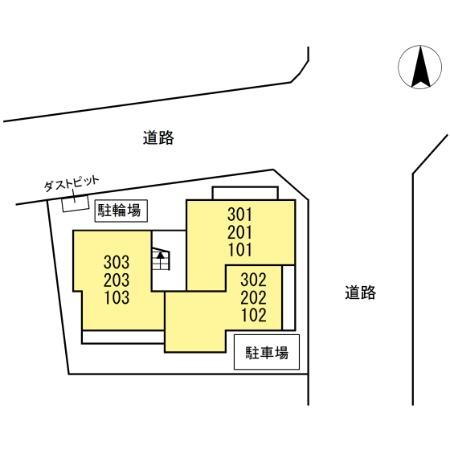 クオーレの区画図