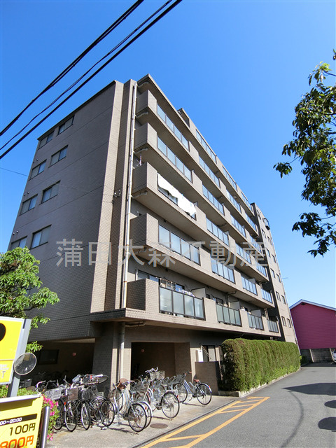 アビタシオンクレールの外観|1992年1月築　RC鉄筋コンクリート造地上7階建て総戸数60戸　東京都大田区西糀谷1丁目　京急本線京急蒲田駅、京急空港線糀谷駅　駐車場バイク置き場駐輪場