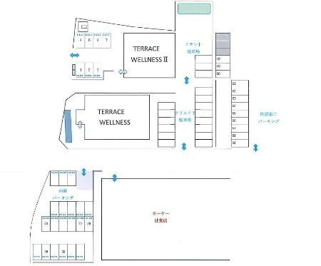 TERRACE WELLNESSの区画図