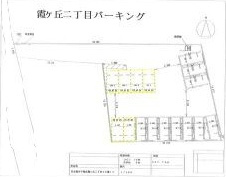 明宝マンションの駐車場