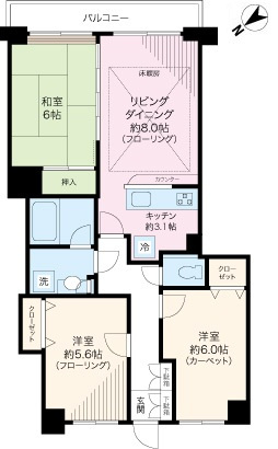 ワールドパレス文京本駒込の間取り